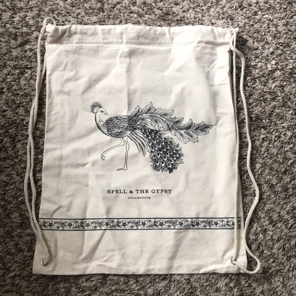 Spell Drawstring Bag, large. RARE.